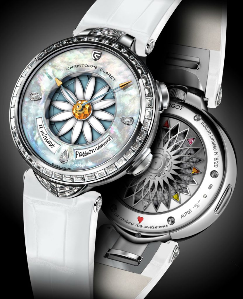christophe claret margot white gold baguette