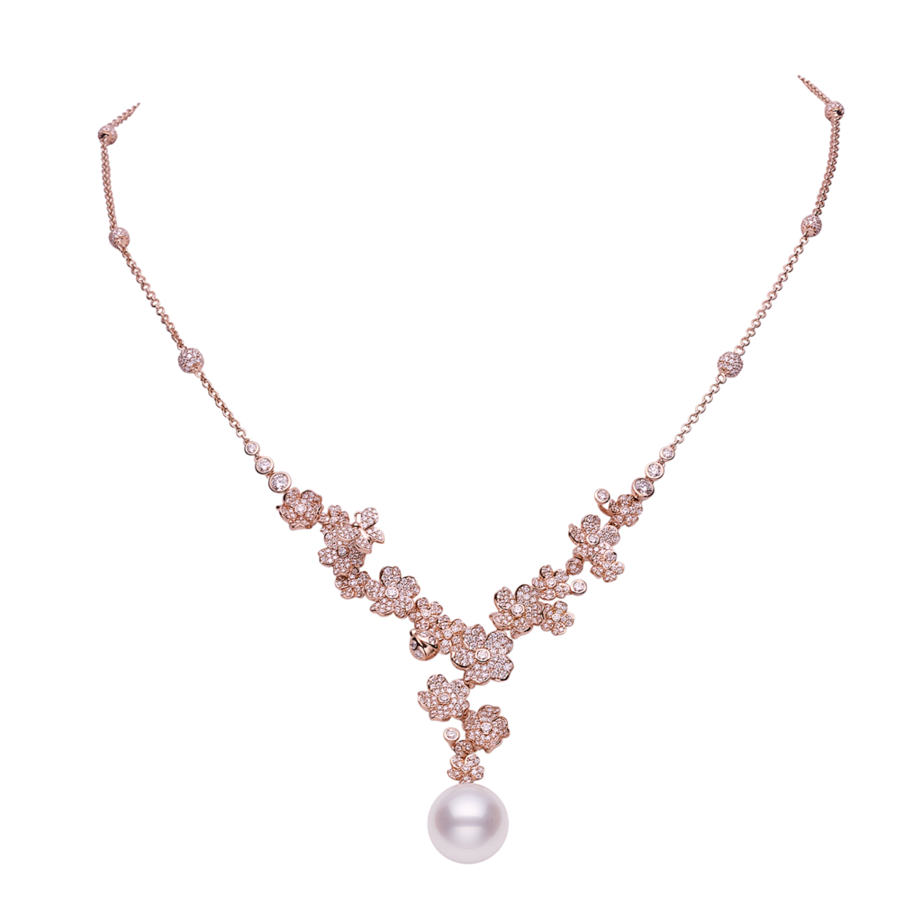 mikimoto cherry blossom necklace mpa10287ndxz