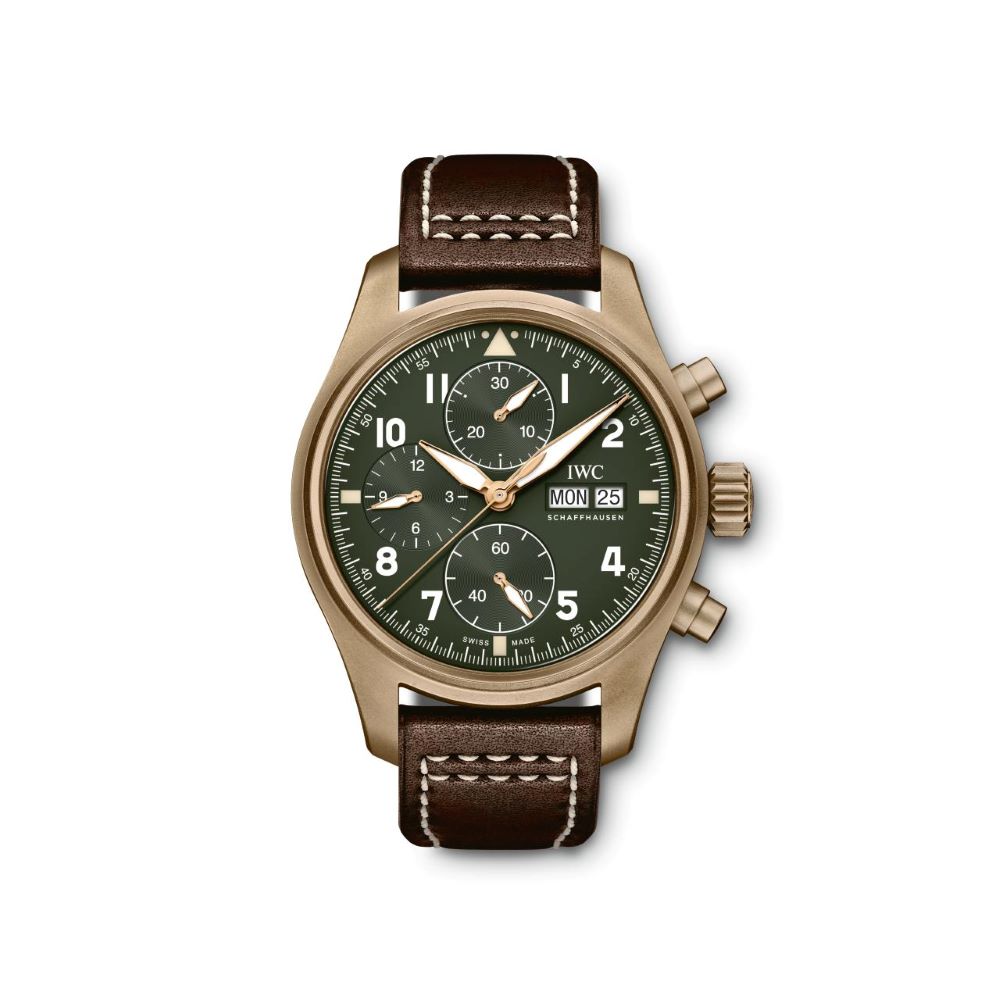 IWC Schaffhausen </br>Reloj De Aviador Spitfire Cronógrafo </br>IW387902