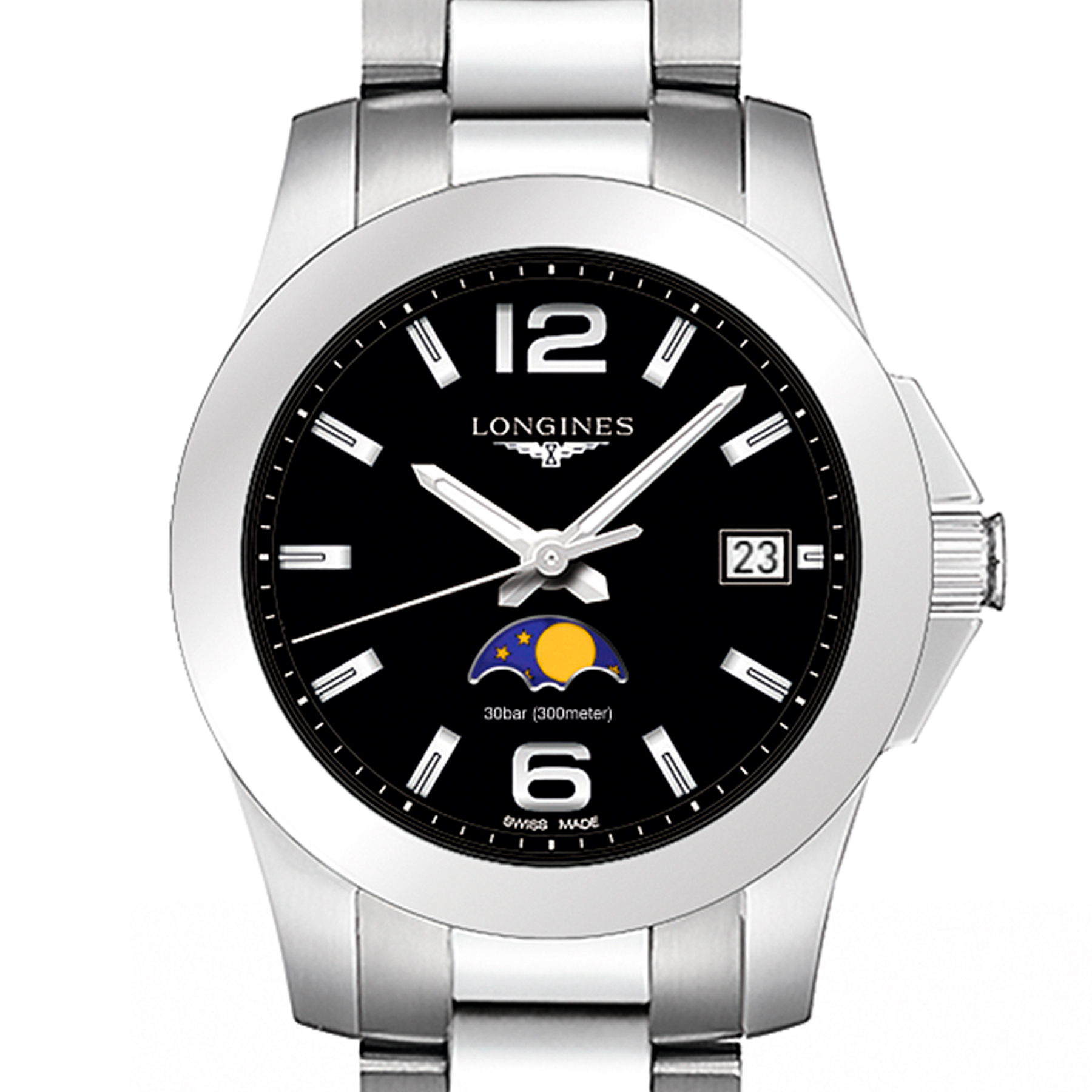 LONGINES</br>Conquest Moonphase</br>L33814586 - Image 2