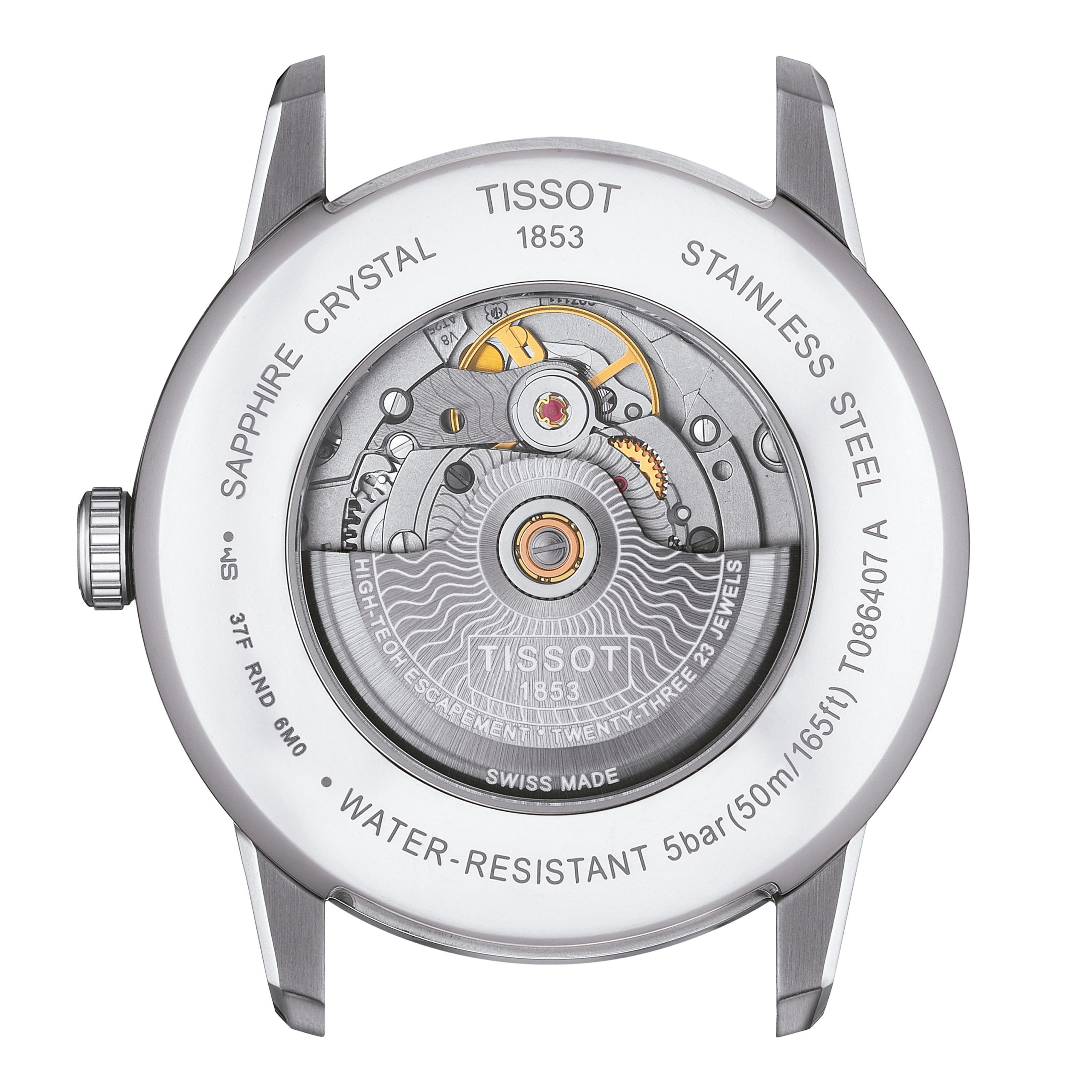 TISSOT</br>Tissot Luxury Powermatic 80</br>T0864071605700 - Imagen 4