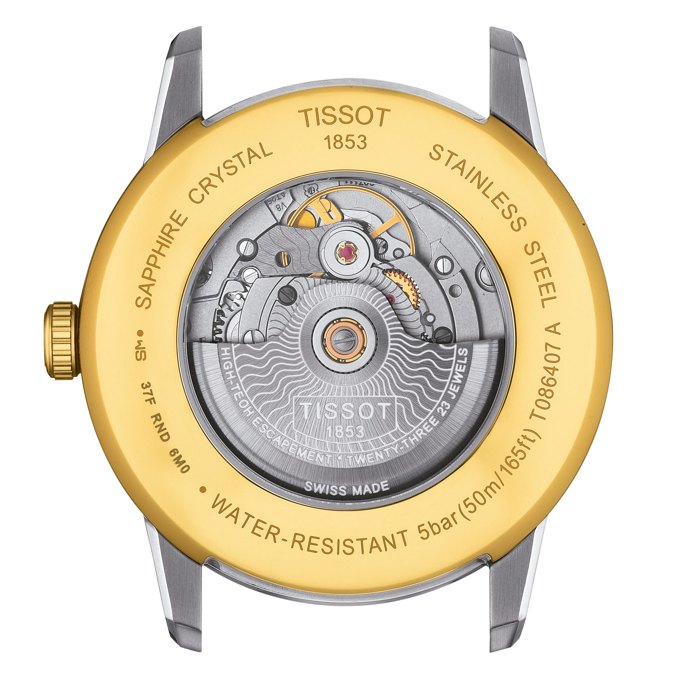 TISSOT</br>Tissot Luxury Powermatic 80</br>T0864072209700 - Imagen 4