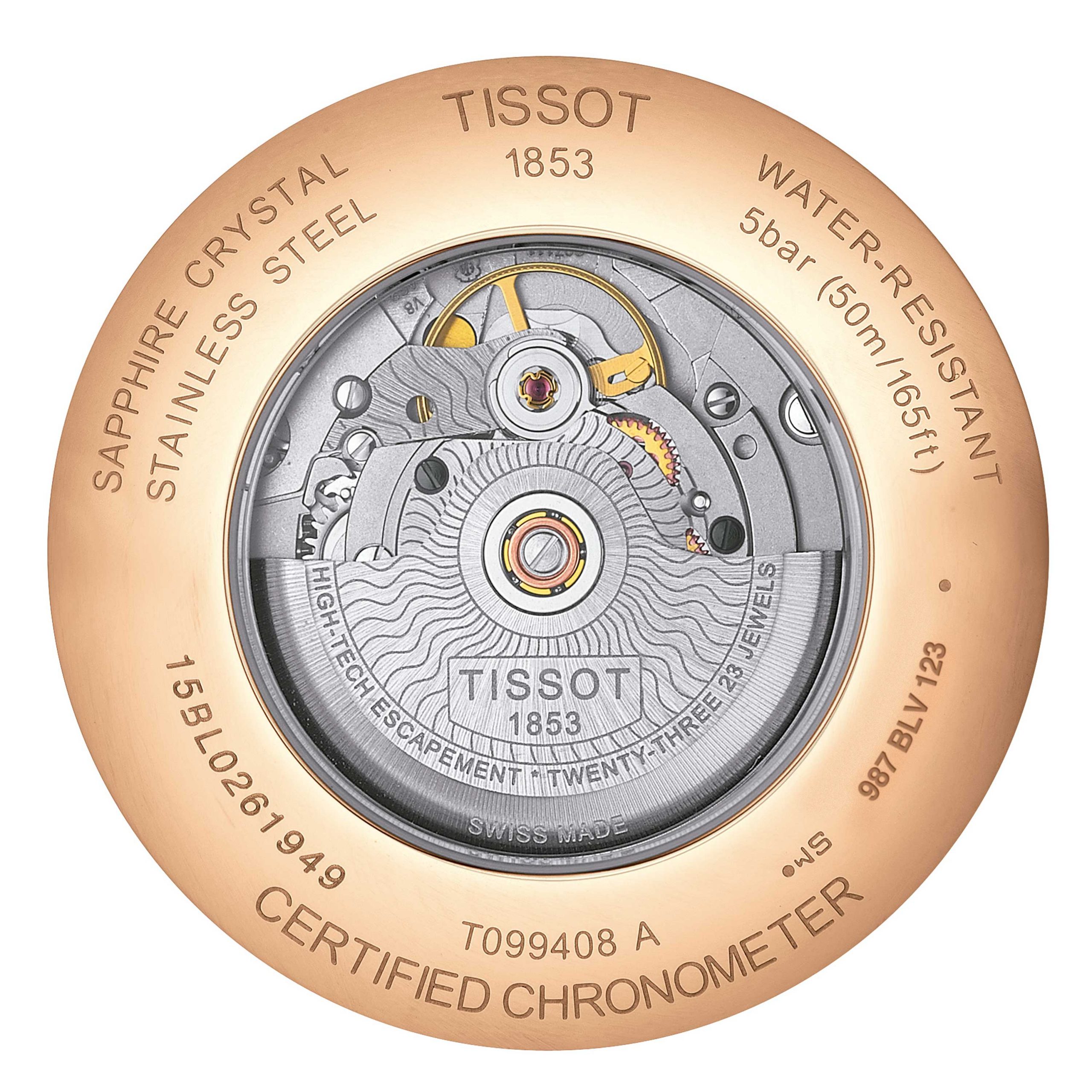 TISSOT</br>Tissot Chemin des Tourelles Powermatic 80 COSC</br>T0994083603800 - Image 3