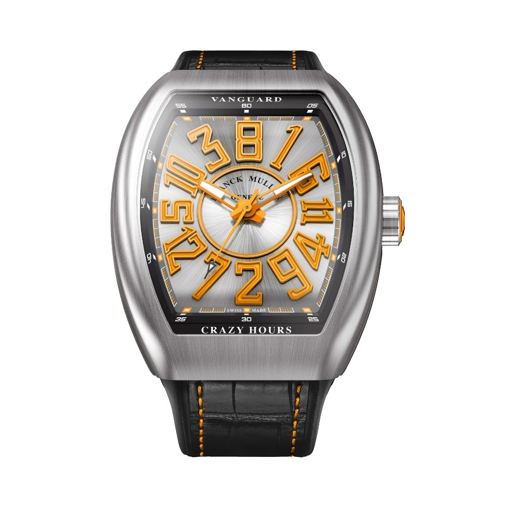 Franck Muller</br> VANGUARD CRAZY HOURS STEEL</br> V 45 CH AC BR.OR